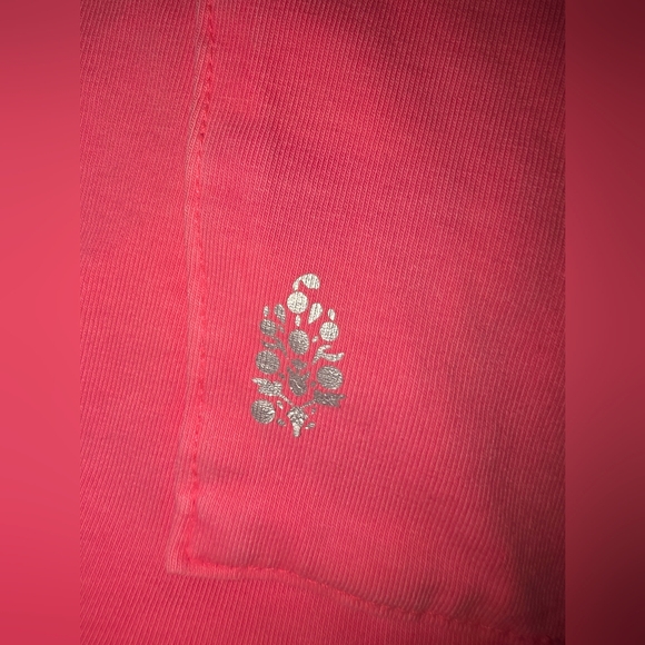 Free People Hibiscus Hot Shot Tee Romper Size XL - Picture 3 of 6